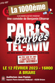PARIS BARBES TEL-AVIV: LA 1000ème